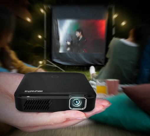 Unleash a Gigantic Screen with Our Palm-Sized Projectors